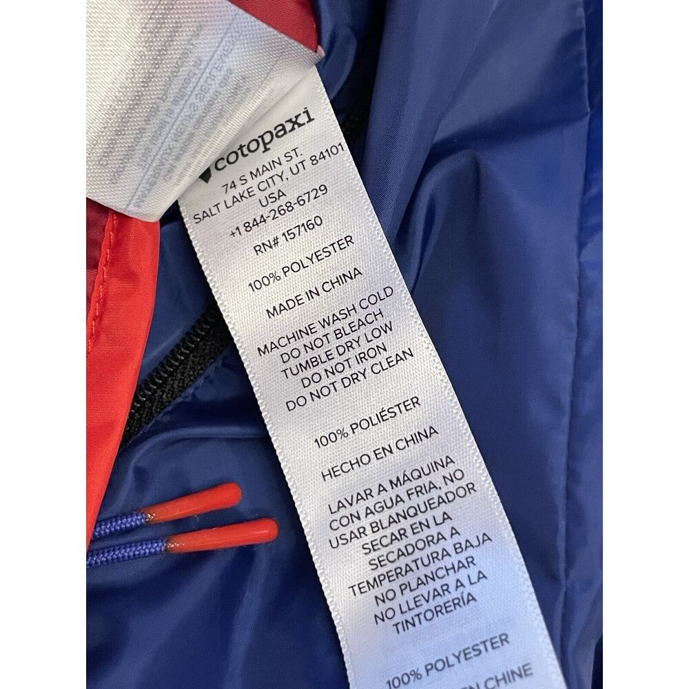 Cotopaxi Teca‎ Calido Hooded Vest Women Size XS Red Hot Sun Reversible Zip NWT - Picture 10 of 12